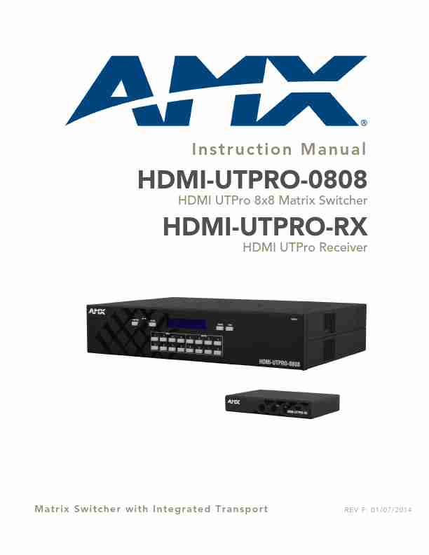 AMX Stereo Receiver HDMI-UTPRO-0808-page_pdf